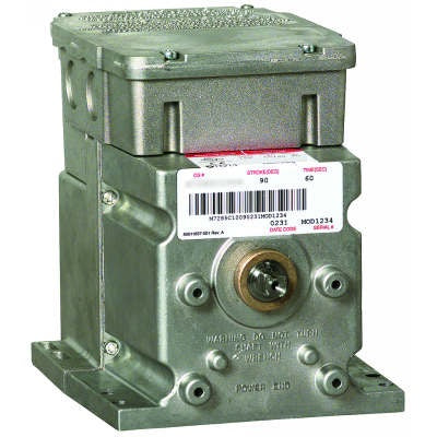 M6184F1014: Floating Modutrol IV Motor, 150 Lb-In Torque, 24Vac, 30-60 Second Nominal Timing, 2 Internal Auxiliary Switches, 90-160 Degree Adjustable