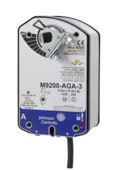 M9208-AGC-3: 24Vac, 24Vdc, Floating Control or Two Position, 70 lb-in Torque, 150 second Power On run time, 48" Appliance Cable with Integral 3/8" FMC