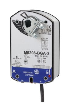 M9208-BGA-3: ACT ROTARY ON/OFF 24; 70LB-IN (8NM)SPRING RETURN ACTUATOR ON/OFF AC/DC 24V