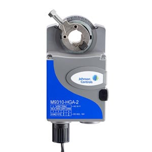 M9310-HGA-2: Electric Actuator, 24 Vac/Vdc, On/Off Input Signal, Floating Input or Proportional 0(2)-10 V ( With Adjustable Span ), 120" Plenum Cable