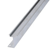 DN-R35SAL2-2: DINnector DIN rail, slotted, 2in raised 35mm, 7.5mm height, 1m length, aluminum