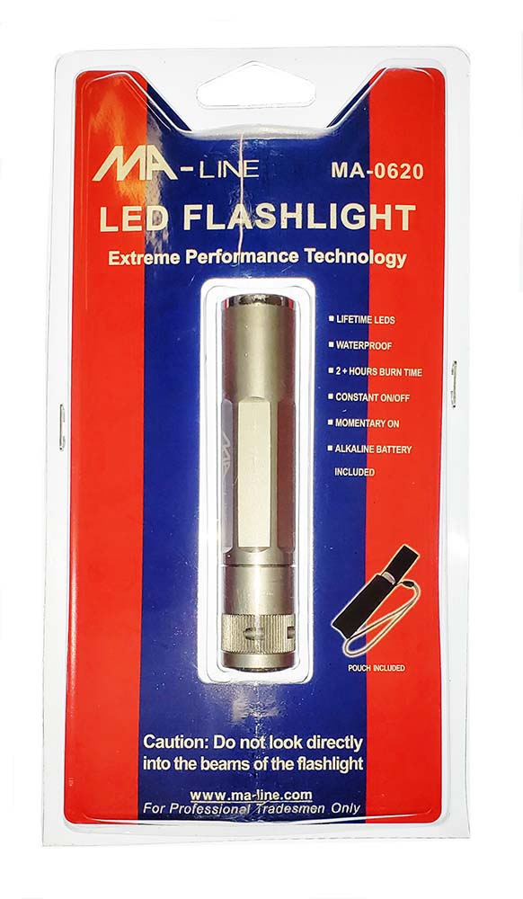 MA-0620: 5 LED Flashlight with Nylon pouch LIMITED STOCK