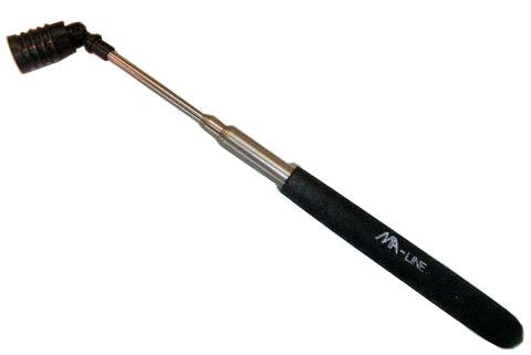 MA-159A: Deluxe Magnetic Pick Up Tool w/Swivel Head Extends Up To 32", Picks Up To 10lbs. Has Cushion Grip