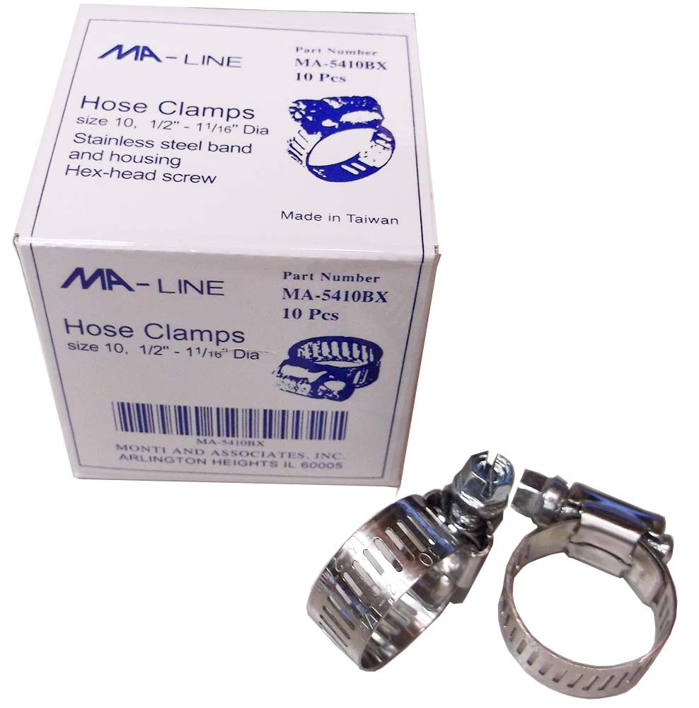 MA-5406: Hose Hex-Clamp Size 06 1/2" to 7/8"