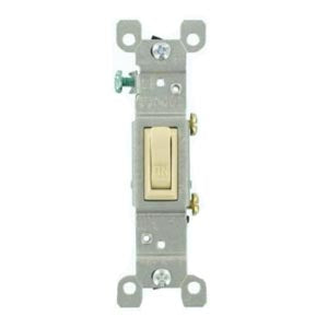 MA-7601: 15A SINGLE POLE 15 AMP 115V SWITCH IVORY