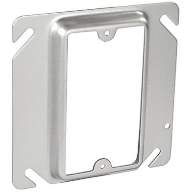 MA-E560: 4" Square, 1/2"Raised for Single Flush