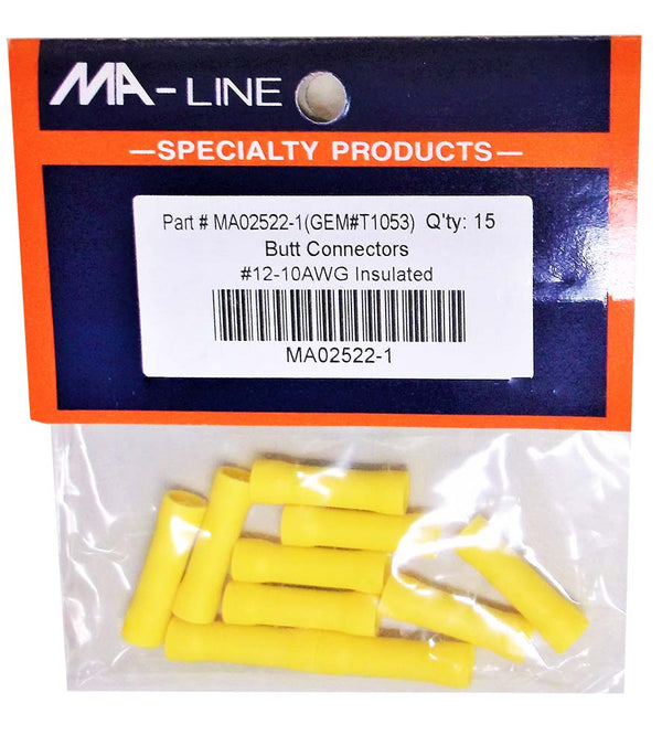 MA02522-1: Butt Splice Connector 12-10AWG 15/PKG.