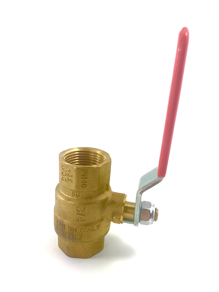 MBV-3.4NN: Manual ball valve 3/4" NPT to NPT