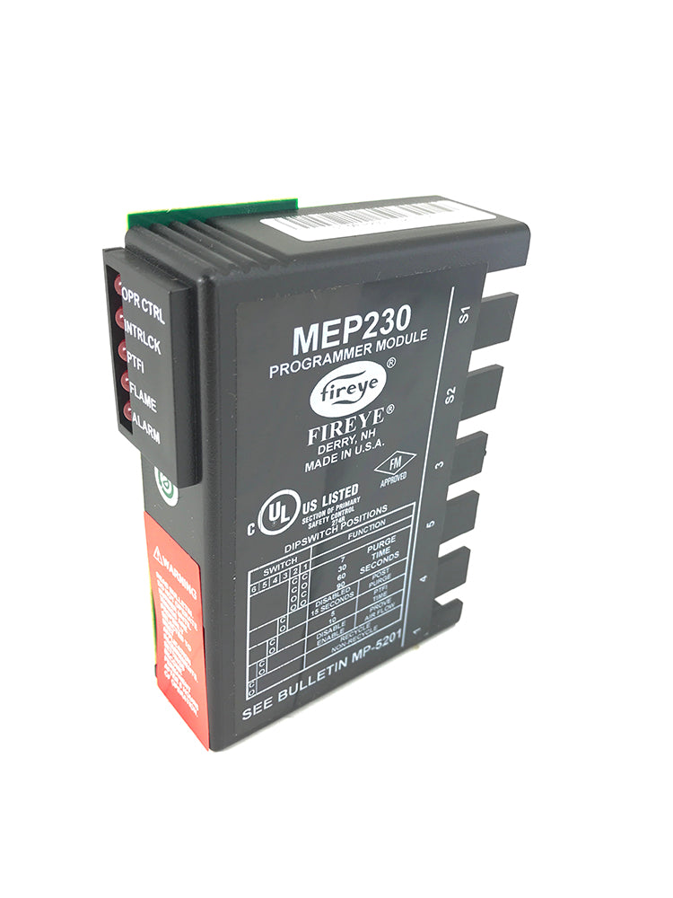 MEP230: Programmer, Selectable recycle/non-recycle function, TFI timing, purge timing, post purge, prove open at st