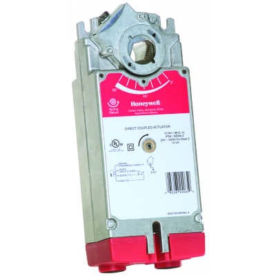 MS8120A1205: S20 Spring Return DCA, 24Vac, Two Position, SPST Control Signal, 2 Switches, 45 Sec Drive Time, 20 Second Max Spring Return, 175 Lb-In Torque