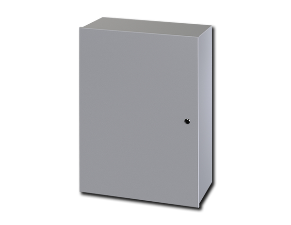 SCE-16N1606LP: Enclosure, Nema-1 16H X 16W X 6D SCE-09 Gray, Less Backplate (backplate option SCE-16N16MPP)