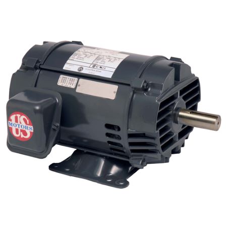 D10P2D: Blower Motor, 10HP, 208-230/460Vac, Three Phase, 1765 RPM, 26.3-23.8/11.9 Amps, 215T NEMA Frame Size, Open Dripproof Enclosure, 6205-2Z-J/C3 Bearing