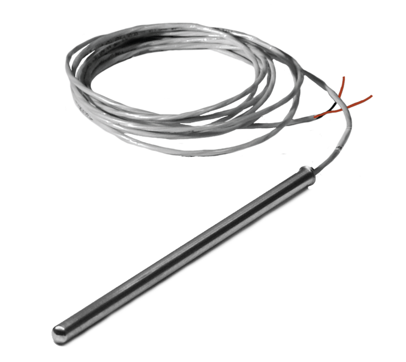 A/CP-DO-4-10CL2P: Duct Sensor, No Box, 4", 10K-CP (Type II) Thermistor 10 foot leads CL2P