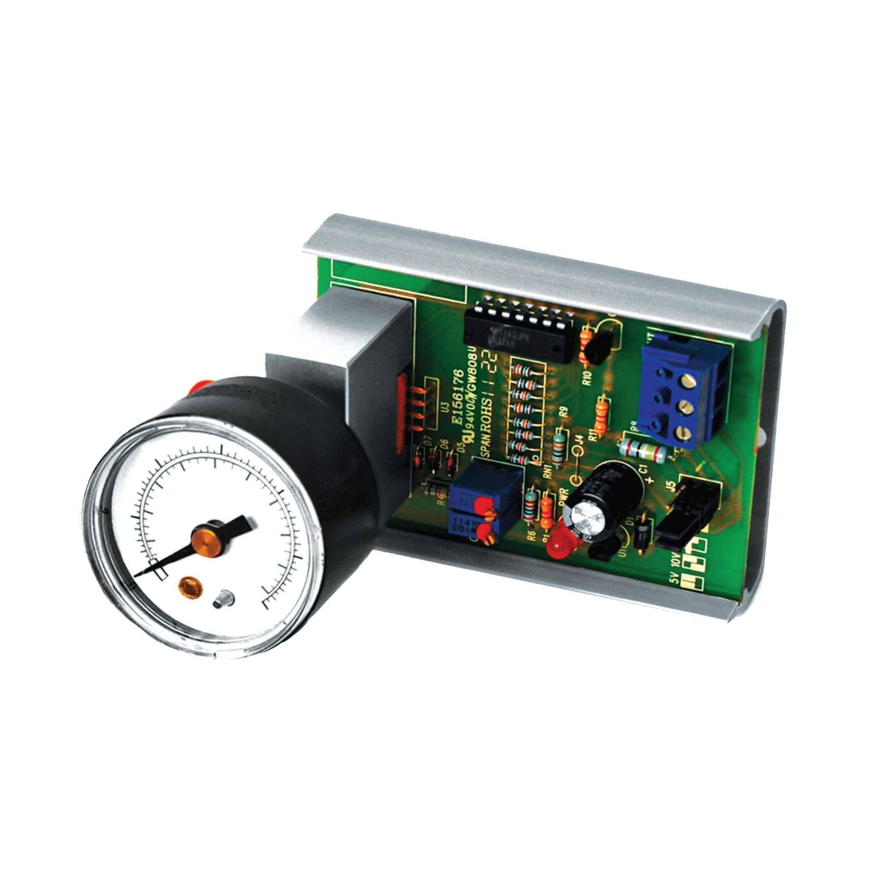PTP-3/15: Pressure To Analog or Current Interface 3-15 PSI 2-10,1-5VDC