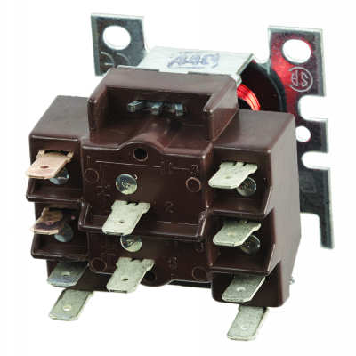 R4222N1002: Relay Pilot Duty 120VAC coil 50/60 Hz. Terminal Connections Quick Connect Gold Contacts