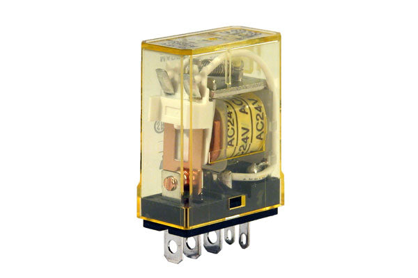 Control Building Relay RH1B-ULDC24V: 24VDC SPDT Relay W/Light
