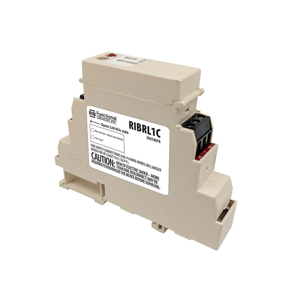 RIBRL1C: DIN Rail Relay 10Amp SPDT 10-30Vdc