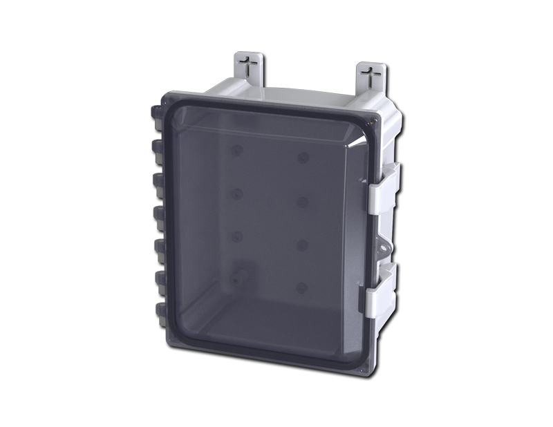 SCE-1008PCW: Polycarbonate Enclosure with Window 11x10x6 Nema 3R, 4, 4X, 12