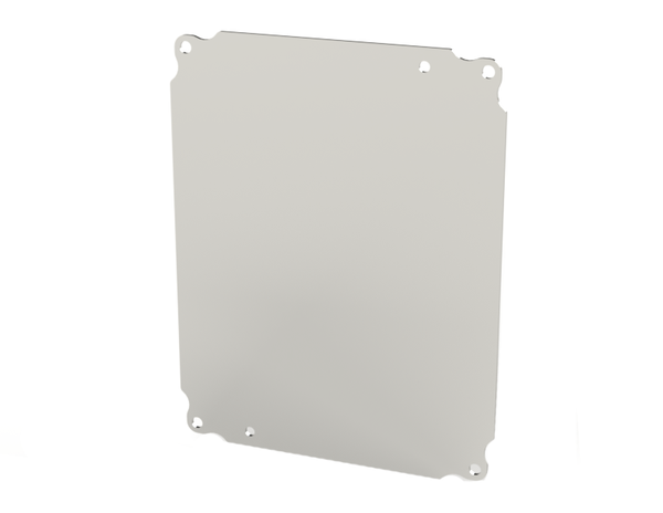 SCE-10P8AL: Subpanel, Flat Aluminum 9 x 7