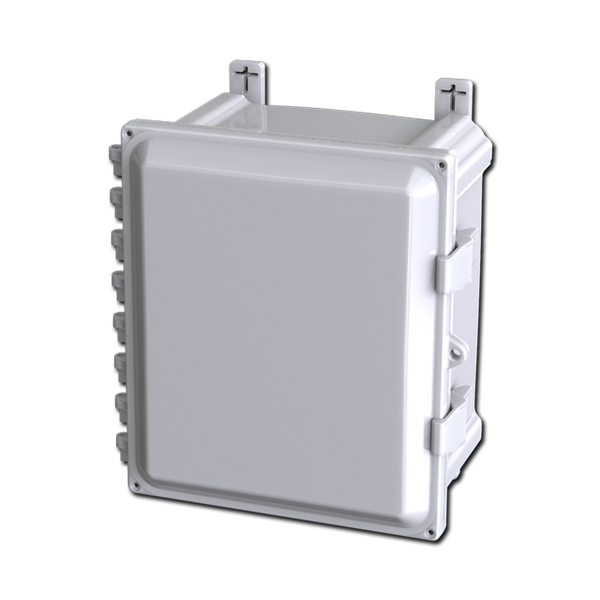 SCE-808PC: Polycarbonate Enclosure 8 X 8 X 4 NEMA 3R, 4, 4X, 12