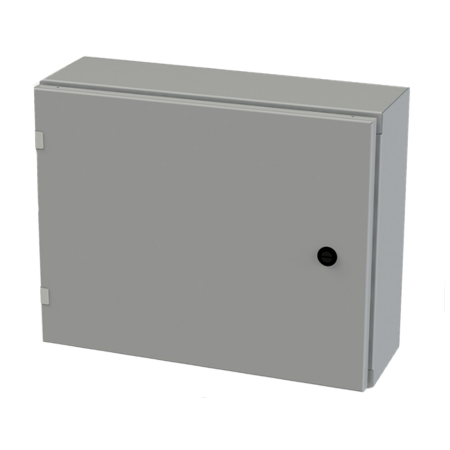 SCE-16EL2006LP: EL Enclosure, Nema-4 20H X 16W X 6D SCE-09 Gray, Less Backplate (backplate option SCE-20P16)