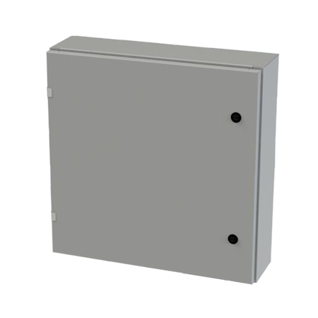 SCE-24EL2406LP: EL Enclosure, Nema-4 24H X 24W X 6D SCE-09 Gray, Less Backplate (backplate option SCE-24P24)