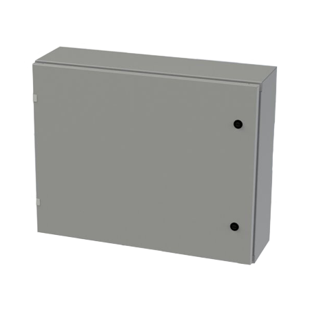 SCE-24EL3008LP: EL Enclosure, Nema-4 24H X 30W X 8D SCE-09 Gray, Less Backplate (backplate option SCE-30P24)