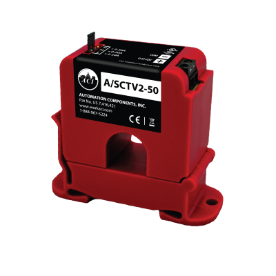 A/SCTV2-50: 0-10VDC output, 0-10/0-20/0-50 Amps