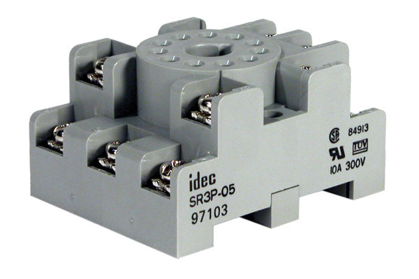 SR3P-05: Din Rail Snp/Mt Socket