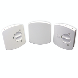 STE-6017W80: Sensor: SimplyVAV Room Temp Setpoint Dial Override Modular White