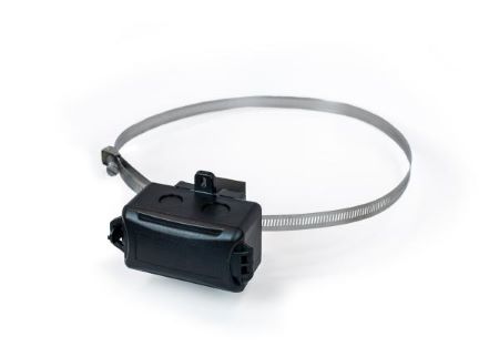 A/AN-S10-PB: 10,000 Ohm Thermistor (Type III), Strap On, 10" Strap, Plastic Enclosure