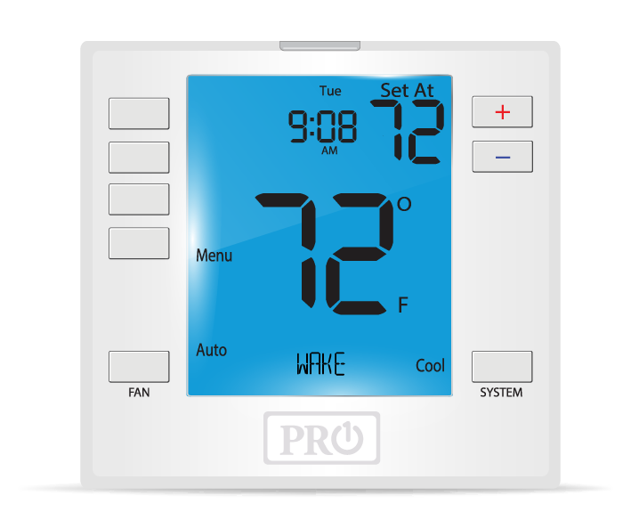 T755S: T700 Platform: 7D, 5+1+1 or non-programmable, 3H/2C universal with 6 sq. in. display, Compatible with R251S (wired indoor sensor), or R250S