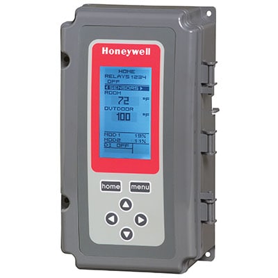 T775R2019: ELECTRONIC TEMPERATURE CONTROLLER WITH 2 TEMP INPUTS, 4 SPDT RELAYS, 2 ANALOG OUTPUTS, 2 SENSORS INC LUDED, RESET OPTION