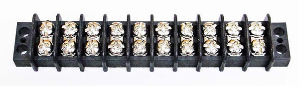 MA-6185: Terminal Block Double Row 10 Terminals 20 amp