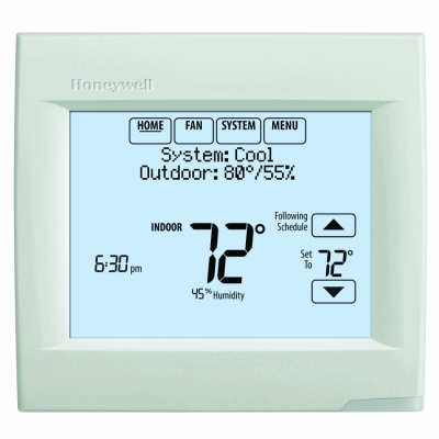 TH8321WF1001: WiFi Thermostat 3H/2C Heat Pump, 2H/2C Conventional Dehumidification