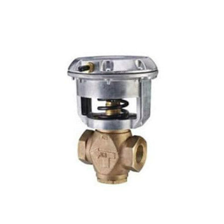 VG7842ST+823D00: Valve,Assembly, 3 Way Mixing, 2", NPT, 46.2 Cv Linear Flow Cast Bronze Body with Brass Trim with 4-8 PSI Spring Range Spring Return Pneumatic