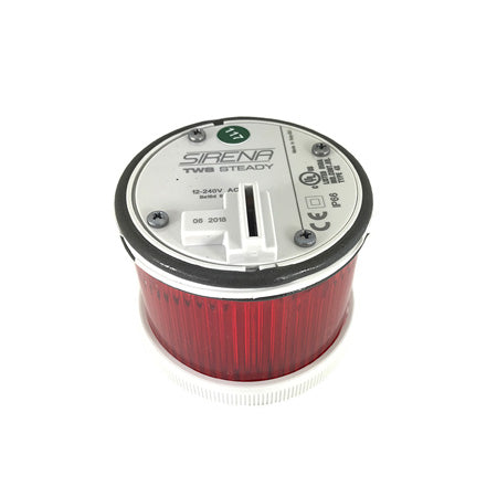 TWS-F3-G: 24VAC RED CONTINUOUS INCANDESCENT