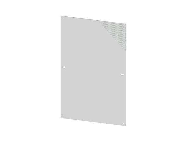 SCE-24N24MPP: Subpanel, Flat Perforated for 24x24 Enclosure