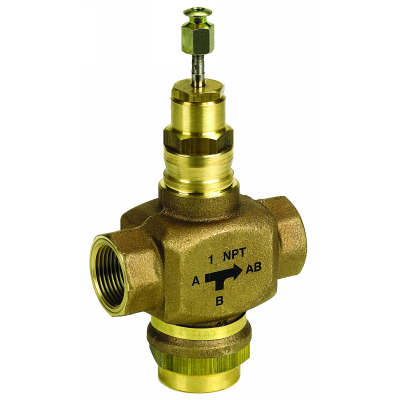 V5013N1063: 1" Valve Body 11.7 CV 3-Way Mixing