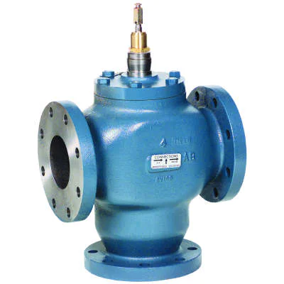 V5013B1011: 3" Flanged 3-way globe valve 100cv