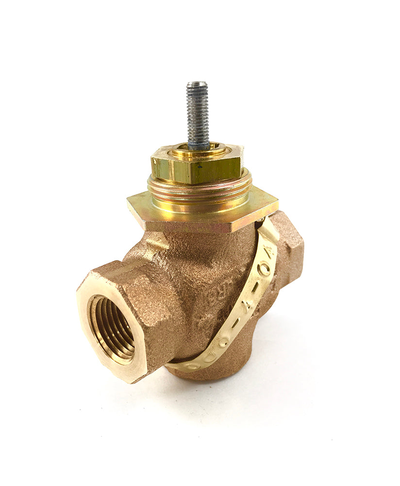 VB-7213-0-4-04: Valve,Globe, 1/2", NPT, 4.4 Cv Two-way Equal Percentage Flow Bronze Body with Brass Trim, Stem Up Open