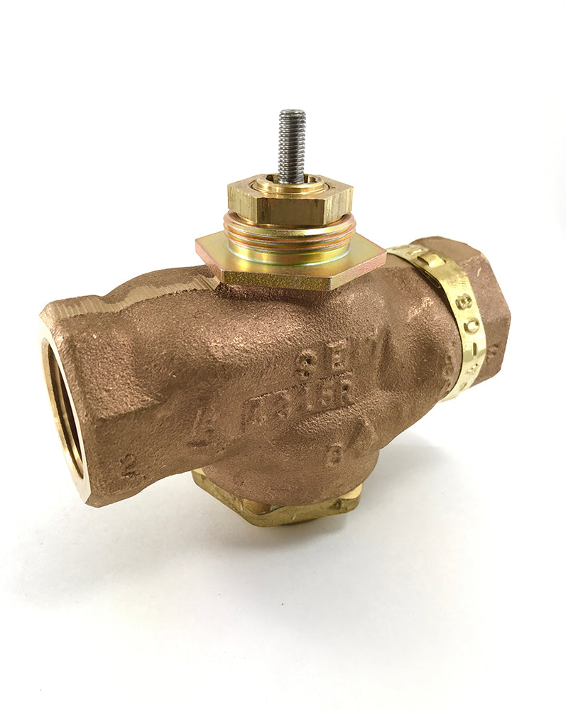 VB-7223-0-4-08: Valve,Globe, 1", NPT, 14 Cv Two-way Equal Percentage Flow Bronze Body with Brass Trim, Stem Up Closed