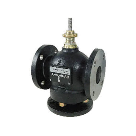 VB-9313-0-5-14: Valve,Globe, 4", Flange, 3 Way Mixing 170 Cv ANSI Class 125 Cast Iron Body with Brass Trim