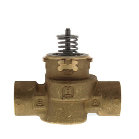 VCZAL1100: 3/4" npt two way cartridge cage valve, linear flow, 4.7cv, chilled or hot water with up to 60% glycol, 60# closeoff pressure, bronze body, stainless