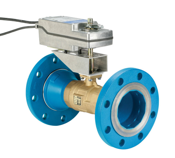 VG12A5HU+94NGGA: 3" 2W BALL VALVE 117 CV; M9220-GGA-3 SPRG CLOSED 0-10V PROP. CONTROL WITHOUT SWITCHES