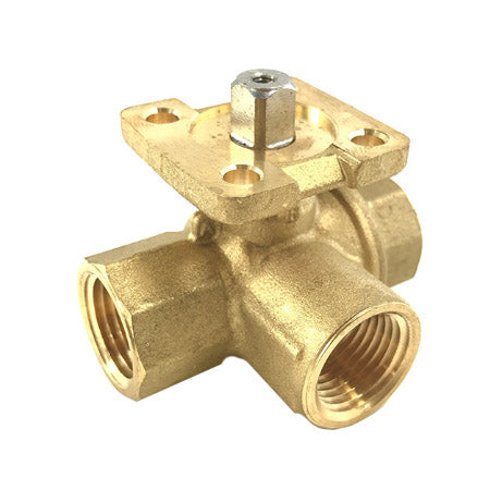 VG1845AG: 1/2" 3W BALL VALVE 4.7CV; STAINLESS STEEL TRIM LESS ACTUATOR