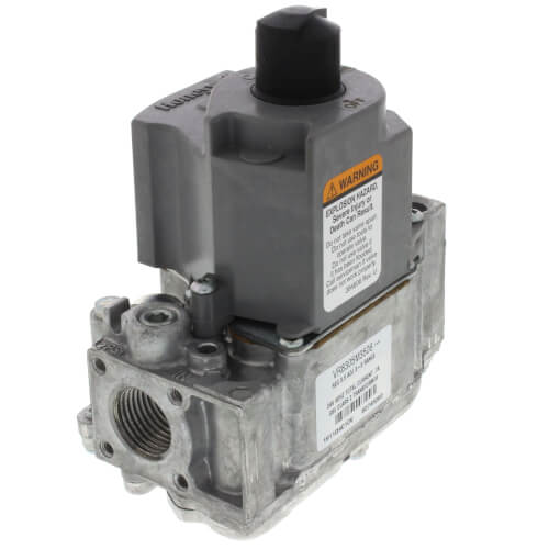 VR8305M3506: 1/2"x3/4" direct ignition dual automatic combination valve, 24vac, single stage, standard opening