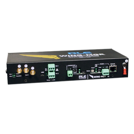 WiNG-MGR v2: WiNG Manager v2; 900 MHz receiver, includes rack mount bracket and PSWA-DC-24