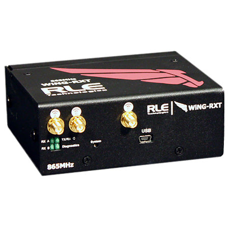 WiNG-RXT-865: WiNG Range Extender; 865 MHz signals, includes PSWA-DC-5 power supply and type A, C, G & I blades