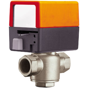 ZONE315S-25+ZONE24NC: Zone Valve,0.5" ,3 Way,2.5Cv,w/ Spring Return,24V,On/Off